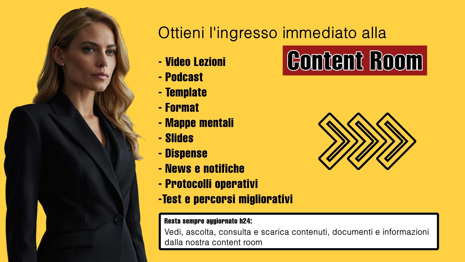 Contenuti della content room remote selling management
