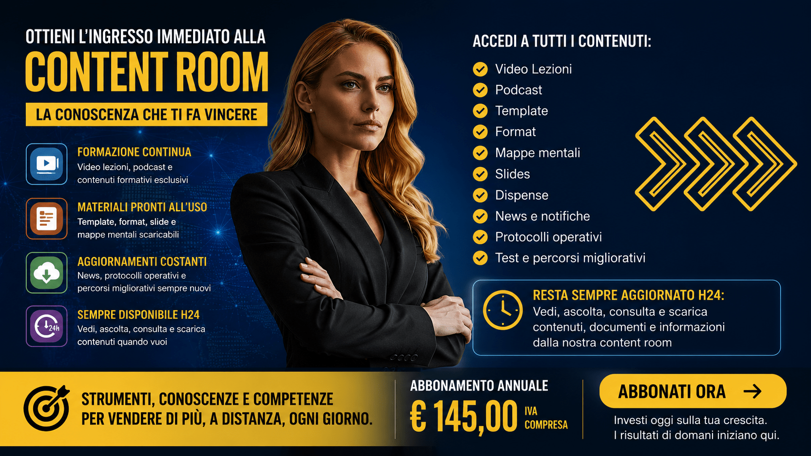 Vendereadistanza content room abbonamento